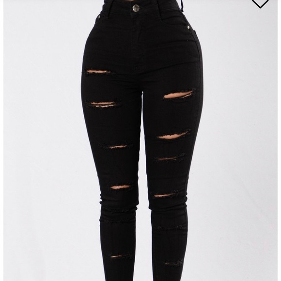 Fashion Nova Denim - FN Black Jeans